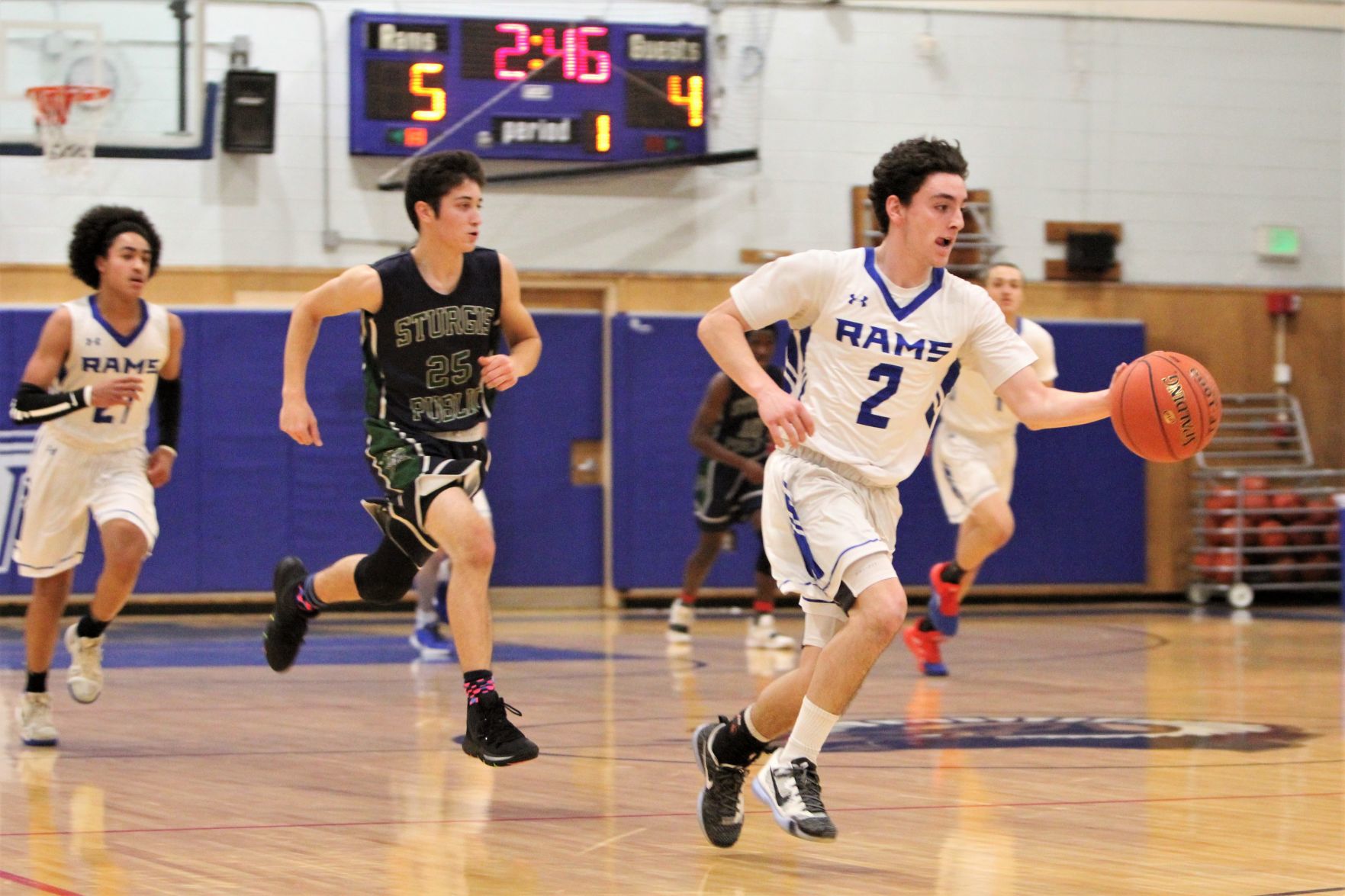 UCT Boys' Basketball vs Sturgis East — January 13, 2020